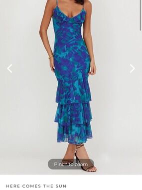knee length dresses for ladies Italia Azure Halterneck Pearl Back Maxi Dress Oyster main image 0